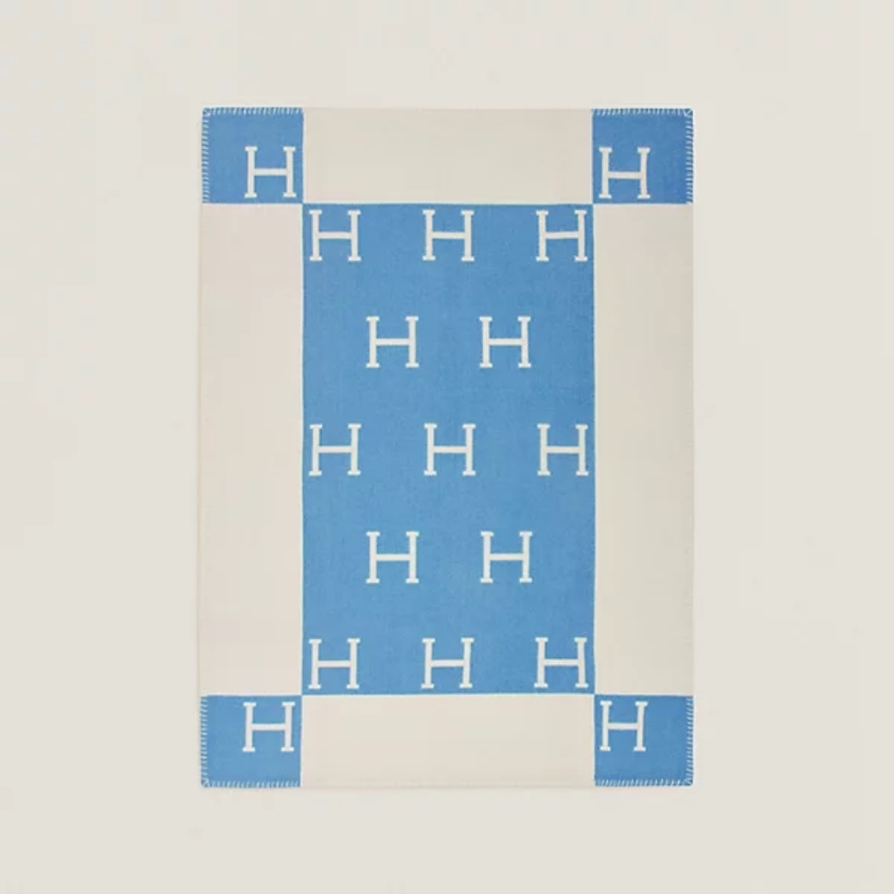 Brand new with tags HERMES Avalon baby blanket